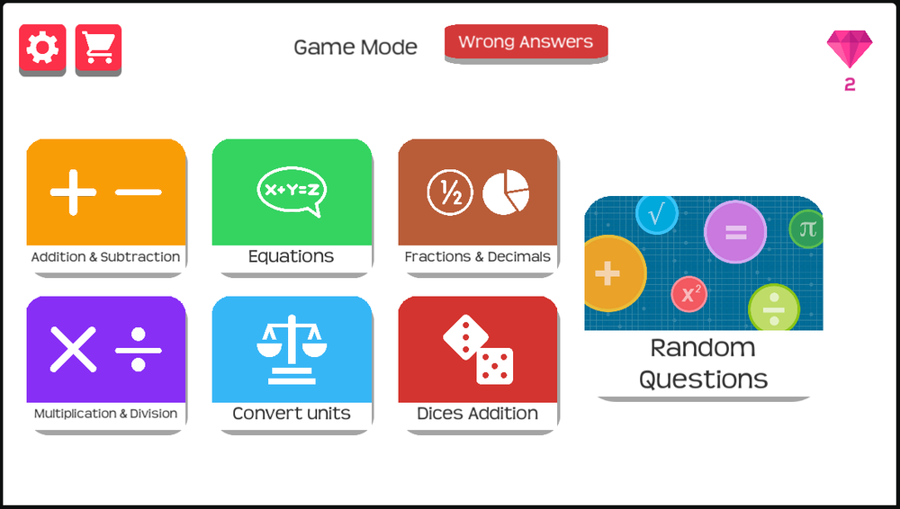 Math Ball Learning maths with a game